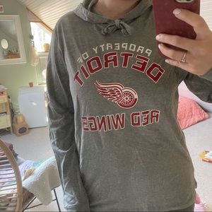 NWT “Property of Detroit Red Wings” NHL Hoodie  47 Brand